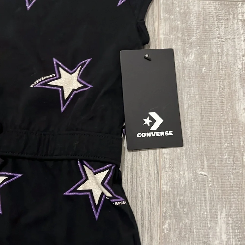 CONVERSE Girls Sporty Star Dress Size Small NWT